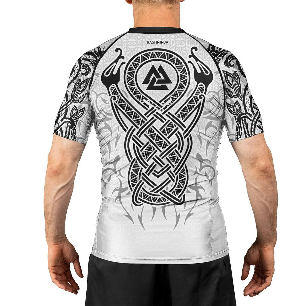 Rashninja Viking Dragon Majesty Ranked Men's Short Sleeve Rash Guard